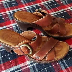 Born leather sandals